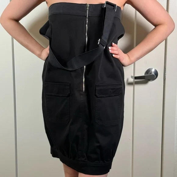 Dolce & Gabbana Twill Cargo Skirt with Suspender - Picture 11 of 14